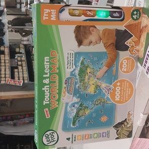 LeapFrog Touch and Learn World Map - NEW IN BOX